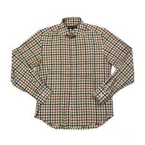 HAIGHT & ASHBURY Mens Checkered Long Sleeve Button Down Shirt Size L